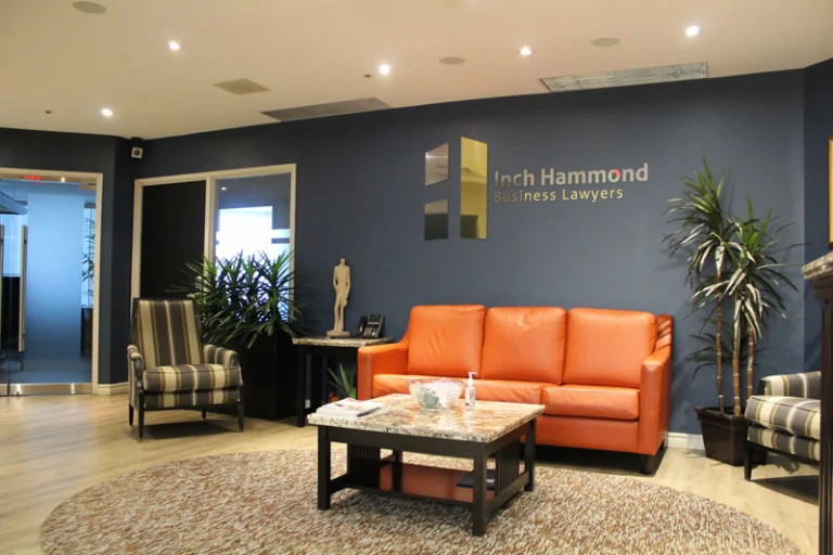 Inch Hammond reception area